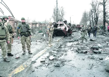 La OTAN condena la brutalidad en Ucrania