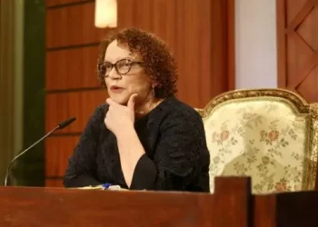 Miriam Germán y Yeni Berenice fueron ayer a la Cámara de Cuentas