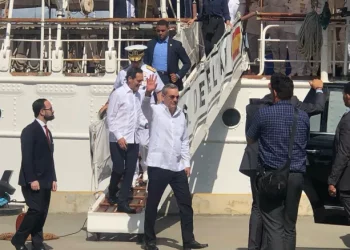 Presidente Abinader visita buque escuela Juan Sebastián Elcano