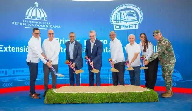 Abinader encabeza primer palazo para extensión del Metro de SD hacia Punta de Villa Mella  