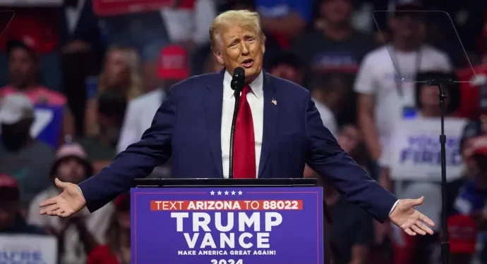 Trump pone en duda su participación en el debate del 10 de septiembre contra Harris