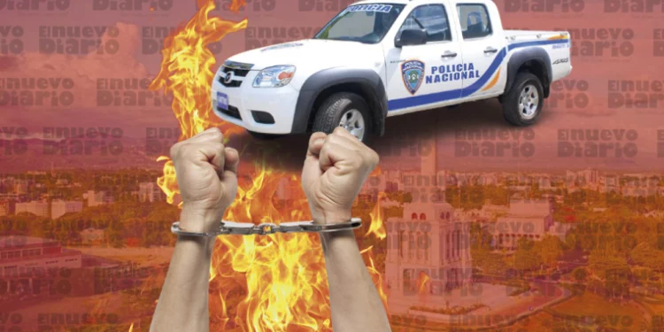 Arrestan hombre acusado incendiar establecimiento comercial en Santiago