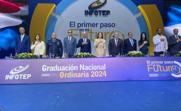 Infotep entrega títulos a más de tres mil 500 técnicos en graduación ordinaria 2025