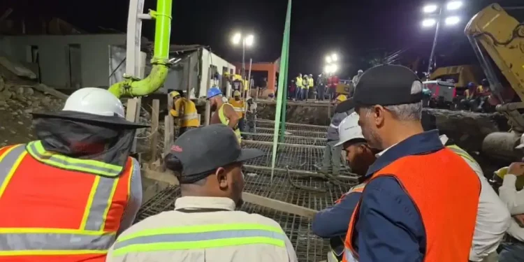 Coraasan concluye vaciado de hormigón en tramo de línea sustituida en Sabana Iglesia