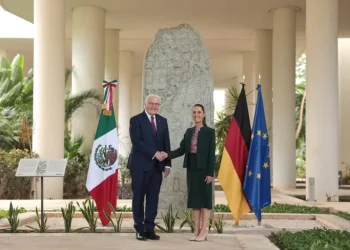 Sheinbaum recibe al presidente de Alemania en México para tratar sobre la inversión y el comercio