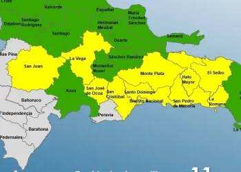 INDOMET prevé lluvias, tormentas eléctricas y altas temperaturas en varias provincias del país