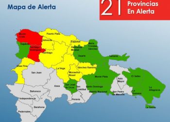 Hay 21 provincias en alerta por continuidad de lluvias torrenciales