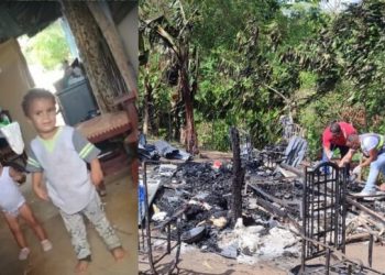 SFM: Dos niños murieron en un fuego en la casa donde residían