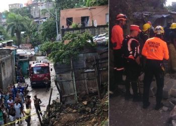 Un muerto en derrumbe casa en barrio capitaleño Guachupita
