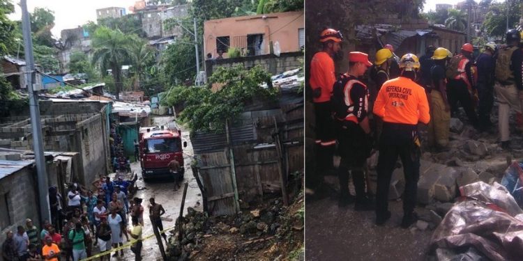 Un muerto en derrumbe casa en barrio capitaleño Guachupita