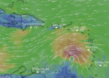 Bret ya no impactará directamente sobre RD, pero dejará hasta 100mm de lluvia