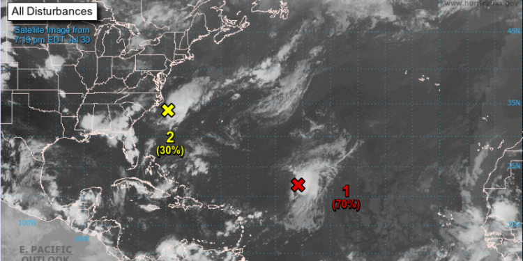 Alertan posible formación de fenómenos en 48 horas