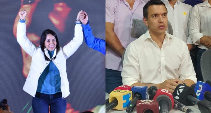 González y Noboa preparan la segunda vuelta en Ecuador con discursos de pasado y futuro