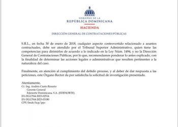 DGCP y Edenorte desmienten acusaciones de supuesto pago irregular por medidores de energía