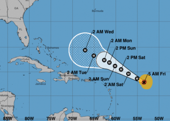 Huracán Lee provocaría vientos y oleajes anormales en República Dominicana