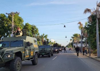 Así llegaron helicópteros y tropas militares del Ejército Dajabón