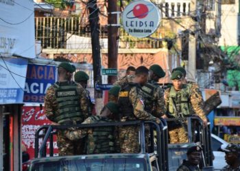 Fuerzas Armadas y Policía Nacional despliegan personal y equipo en el Capotillo