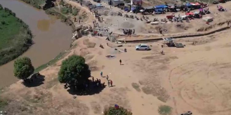 No hay actividad de obreros haitianos en canal en el río Masacre