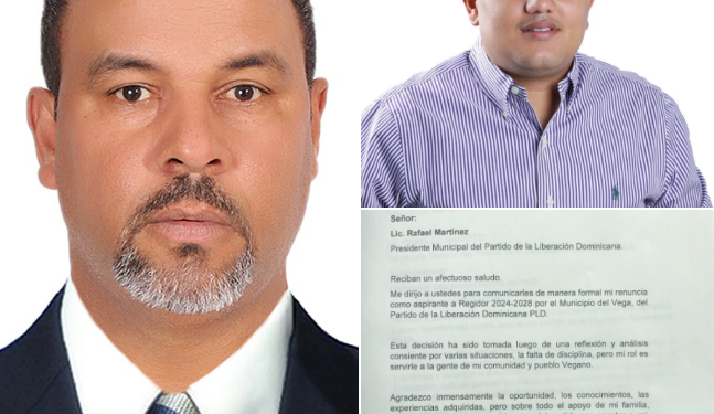 Renuncian 2 regidores del PLD en La Vega; acusan a dirigentes de alejarse de los ideales del partido