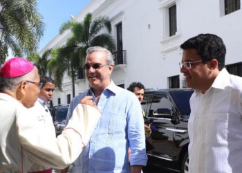 Abinader y David supervisan trabajos en Ciudad Colonial