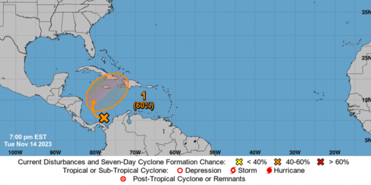 Onamet advierte de fenómeno atmosférico que provocará fuertes aguaceros desde el viernes