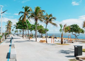 Inauguran la cuarta etapa de remodelación del Malecón de Santo Domingo
