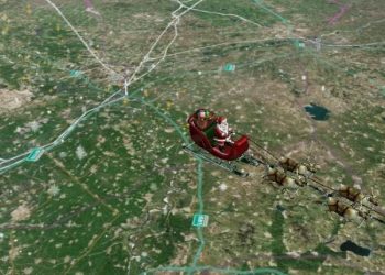 Santa Claus ya está repartiendo regalos con sus renos, según el rastreo del Pentágono