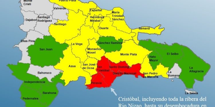 Autoridades elevan a 25 las provincias en alerta por las lluvias