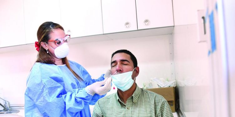 Infectados por Covid fueron 1,340 en 7 días