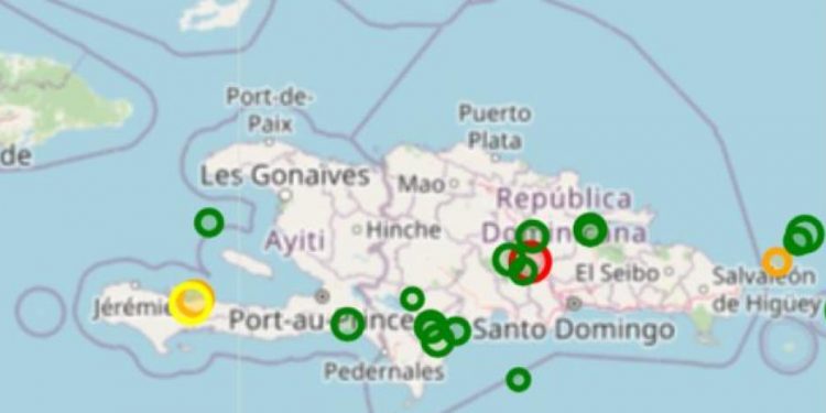 Se registra temblor de 4.0 grados en Bonao