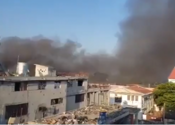 Fuego afecta la Penitenciaría Nacional en Puerto Príncipe, de donde huyeron miles de presos