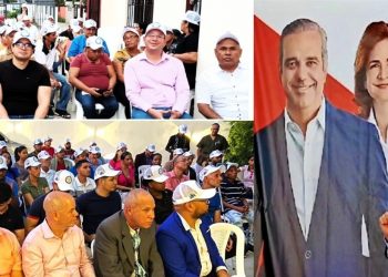 Movimiento Todos Somos Uno juramenta en Los Reyes y El Embrujo en apoyo a Luís Abinader y Raquel Peña