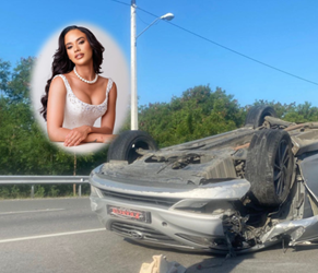Representante de Puerto Plata para el Miss RD sufre accidente: “Por un momento pensé que no estaría viva para contarlo”