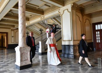 Iglesia y Abinader contentos por visita oficial del mandatario al Vaticano