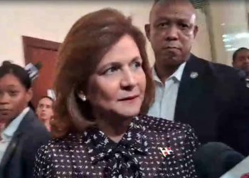 La vicepresidenta Raquel Peña habla sobre el retraso de la ayuda para Haití