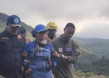 Rescataron este lunes con vida a senderista Trinidad de la Cruz