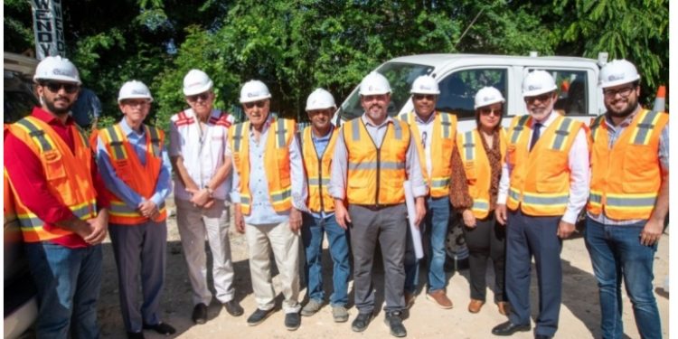 Comisión designada por el Poder Ejecutivo da seguimiento a importante obra solución vial rotonda Plaza de la Bandera