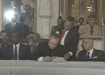 Hoy se cumplen 30 años de la firma del Pacto por la Democracia entre Balaguer y Peña Gómez