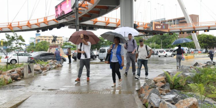 Pronostican lluvias para la tarde de este jueves en el Gran Santo Domingo y otras provincias