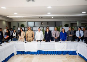 La vicepresidenta Raquel Peña encabeza reunión de seguridad ciudadana