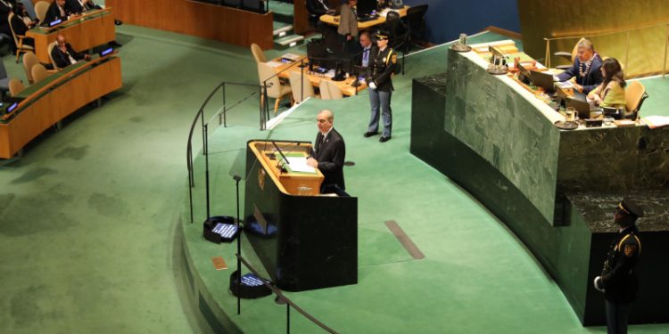 Abinader reclama en la ONU estabilidad en Haití por la seguridad nacional