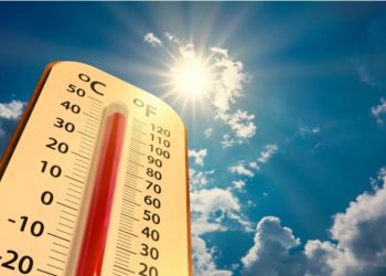 Condiciones soleadas en gran parte del país; Temperaturas calurosas