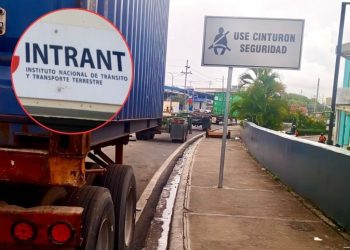 INTRANT ordena retiro de furgones en avenidas Las Américas y Luperón por representar peligro