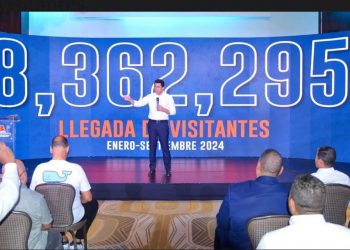 8.3 millones de visitantes al mes de Septiembre han llegado al país