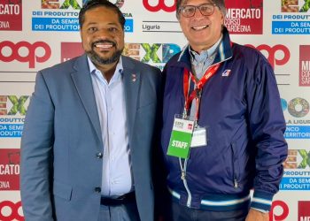 El cónsul dominicano en Génova Nelson Carela fue invitado de honor en la feria Expo- productos en Liguria