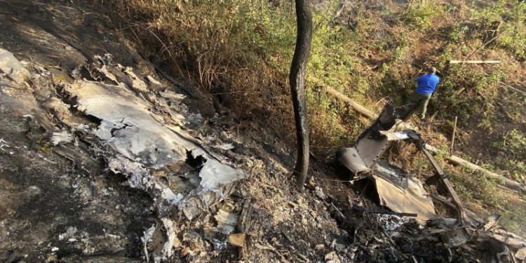 Siete muertos por desplome de avioneta en el oeste de México