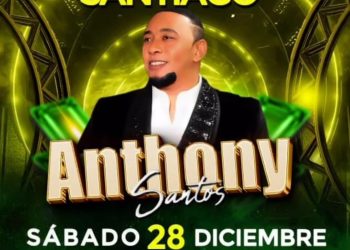 Anthony Santos en el Parque Central Santiago