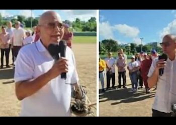 El alcalde Ulises Rodríguez y Radhames Rodríguez inician en Tamboril final de torneo de béisbol olímpico