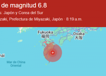 Un terremoto de 6,9 sacude el sudoeste de Japón y desencadena un aviso por tsunami