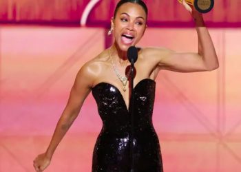 Golden Globes 2025: La dominicana Zoe Saldaña gana como mejor actriz de reparto por “Emilia Pérez”